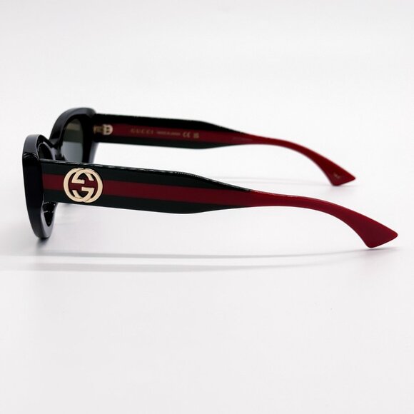 NEW GUCCI GG1862S 001 CAT EYE BLACK WOMEN SUNGLASSES GUCCI - Picture 7 of 11